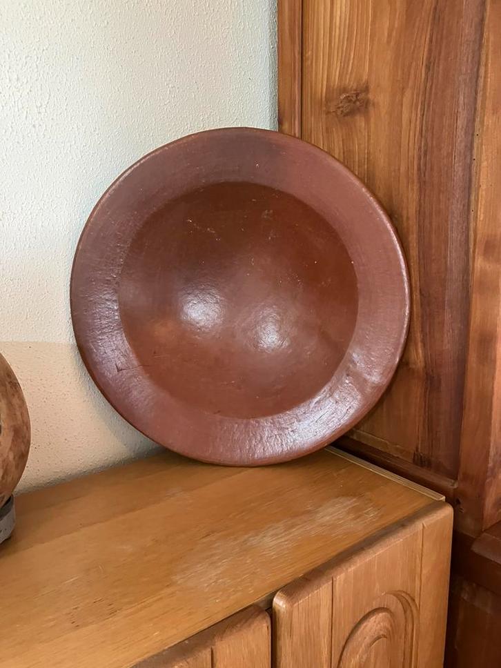 Grote Terracotta schaal/fruitschaal, Antiek en Kunst, Antiek | Keramiek en Aardewerk, Ophalen