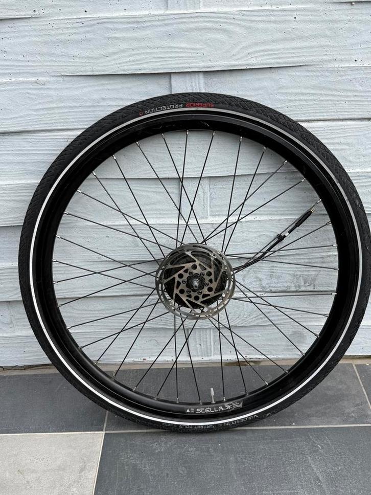 Stella E-bike Wiel met Eleon Motor, Fietsen en Brommers, Fietsonderdelen, Gebruikt, Algemeen, Wiel, Ophalen