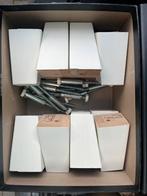 16x IKEA LÄTTHET poot, wit/hout, 11cm, Huis en Inrichting, Kasten | Kledingkasten, Minder dan 50 cm, Ophalen of Verzenden, Zo goed als nieuw