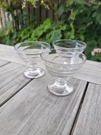 3 dessertglaasjes /coupes, Ophalen of Verzenden, Zo goed als nieuw, Overige typen