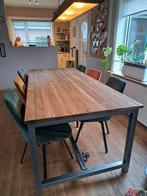 Mooie lange eettafel, Huis en Inrichting, Tafels | Eettafels, 200 cm of meer, Zo goed als nieuw, Rechthoekig, 50 tot 100 cm