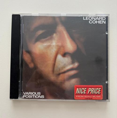 Leonard Cohen - Various positions, Cd's en Dvd's, Cd's | Pop, Zo goed als nieuw, 1980 tot 2000, Ophalen of Verzenden