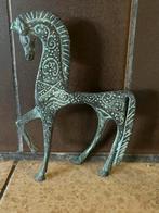 Grieks bronzen paardje, mooi stylistich paarden sculptuur, Ophalen of Verzenden