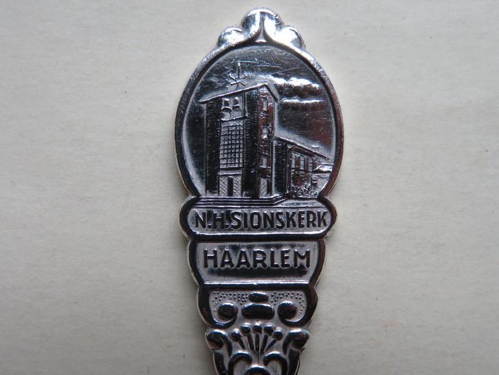 Verzilverd Sola lepeltje N.H. Sionskerk Haarlem, Antiek en Kunst, Antiek | Bestek, Verzenden