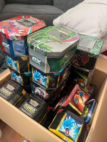 46 Pokémon tins beschikbaar voor biedingen