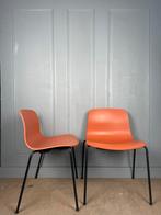 6 HAY About A Chair AAC16 stapelbare design stoelen, Bruin, Ophalen of Verzenden, Zo goed als nieuw, Metaal