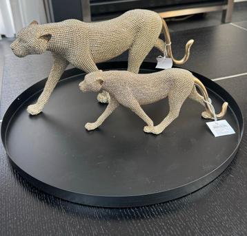 Gouden Panter Beelden Set - Nieuw! beschikbaar voor biedingen