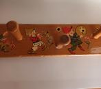 Vintage Wandkapstok met Kabouters, Wandkapstok, Gebruikt, Ophalen of Verzenden, Minder dan 100 cm