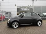 Fiat 500 Cabrio 0.9 TwinAir Turbo 500S Sportintr, Climate co, Auto's, Zwart, Bedrijf, Handgeschakeld, 26 km/l
