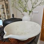 GROTE oude afroomschaal kom beboterd van SCM Maestricht, Antiek en Kunst, Ophalen of Verzenden