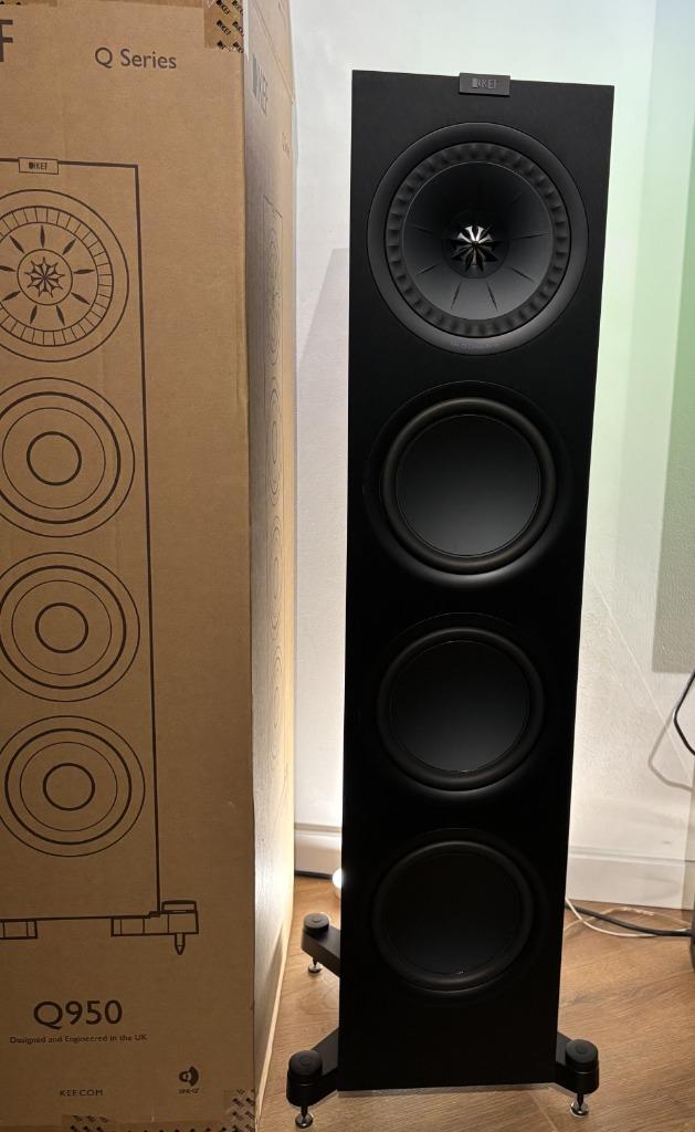 Kef Q 950 luidsprekers (set), Audio, Tv en Foto, Luidsprekers, Zo goed als nieuw, Front, Rear of Stereo speakers, 120 watt of meer