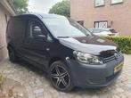 Volkswagen Caddy 2.0L 2013 Zwart, Auto's, Bestelauto's, Voorwielaandrijving, Euro 5, 4 cilinders, 1984 cc
