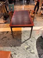 uitschuifbare eettafel palissander hout, Huis en Inrichting, Tafels | Eettafels, Ophalen, Gebruikt, 200 cm of meer, 50 tot 100 cm