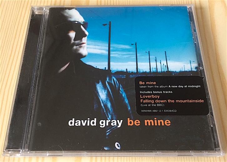 CD Single David Gray - Be Mine (UK Import) 3 Tracks + Live, Cd's en Dvd's, Cd Singles, Zo goed als nieuw, Pop, 1 single, Maxi-single