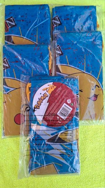 Partij 5 x pokemon pikachu rugzak met koord beschikbaar voor biedingen