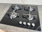 Gaskookplaat te koop, Witgoed en Apparatuur, Kookplaten, Ophalen, 4 kookzones, Zo goed als nieuw, Inbouw