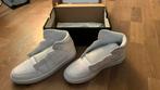 Air jordan 1 mid white schoenen, Kleding | Heren, Schoenen, Ophalen of Verzenden, Zo goed als nieuw, Wit