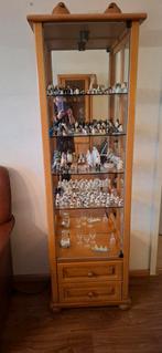 Patine eiken Vitrine kast, Huis en Inrichting, Kasten | Vitrinekasten, Ophalen of Verzenden, 25 tot 50 cm, 50 tot 100 cm, 150 tot 200 cm