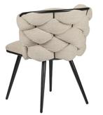 Rock Chair Beige – Moderne Eetkamerstoelen in Naturel Look (, Overige kleuren, Japandi, Hotel Chique, Modern, Ophalen of Verzenden