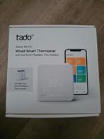 Tado Slimme Thermostaat V3+ Startpakket + 2 Radiatorknoppen, Ophalen of Verzenden, Slimme thermostaat, Nieuw