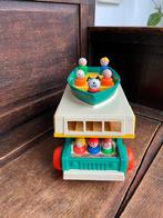 Fisher Price Vintage Kampeerauto met Motorfiets, Kinderen en Baby's, Speelgoed | Fisher-Price, Ophalen of Verzenden, Gebruikt