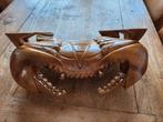 Grote Teakhouten Krab - Decoratief, Ophalen of Verzenden