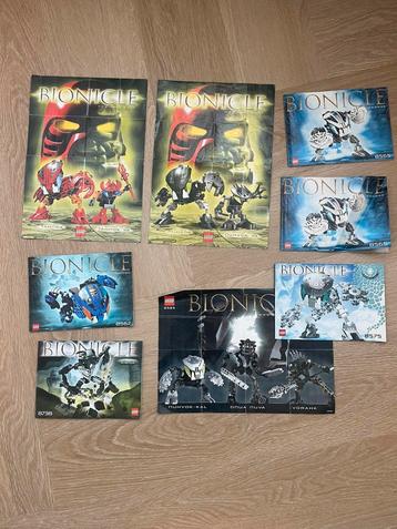 Bionicle boekjes 8562 8738 8585 8575 en 2x 8565 beschikbaar voor biedingen