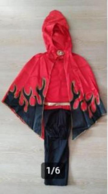 leuke Vampier / Dracula outfit mt 110 / 122 beschikbaar voor biedingen