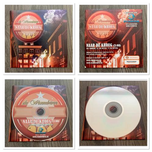De WanneBiezz: Naar De Kroeg, Cd's en Dvd's, Cd Singles, Ophalen of Verzenden