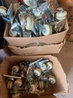 Te koop grote partij gelagerde zware zwenkwielen wieltjes, Ophalen of Verzenden, Zo goed als nieuw, 250 mm of meer, Overige typen