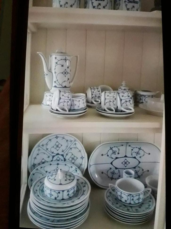 Jäger Saksisch Blauw Servies Compleet, Huis en Inrichting, Keuken | Servies, Ophalen
