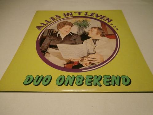 Duo Onbekend, Telstar vinyl Top LP 16956, Cd's en Dvd's, Vinyl | Nederlandstalig, Zo goed als nieuw, Levenslied of Smartlap, 12 inch