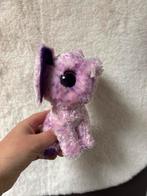 Schattige Ty Beanie Boo Olifant - Lila, Ophalen of Verzenden, Zo goed als nieuw, Olifant