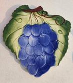 Art Nouveau Majolica Keuken Keramische druiven Onderzetter, Antiek en Kunst, Antiek | Keramiek en Aardewerk, Ophalen of Verzenden