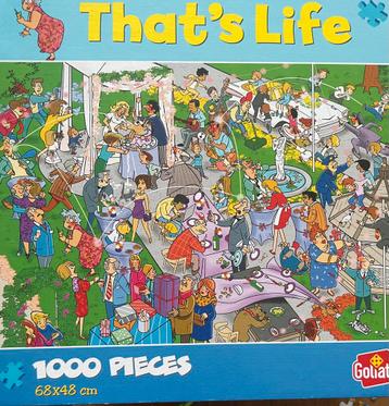 Thats life puzzel 1000 stukjes De Bruiloft beschikbaar voor biedingen