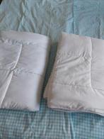 2x  1 persoons dekbed. Samen 5 euro., Ophalen, Gebruikt, Eenpersoons, Wit