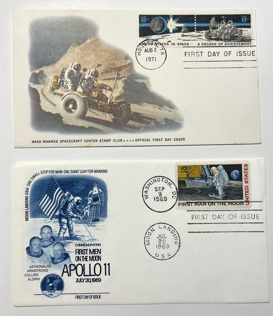 USA - First Man on the moon & Manned Spacecraft centre NASA, Postzegels en Munten, Ophalen of Verzenden, Rest van de wereld