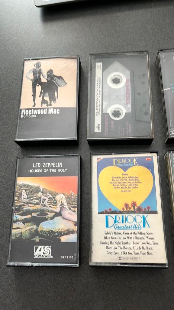 cassette bandjes 12x rock jaren 70 retro vintage, Cd's en Dvd's, Cassettebandjes, Zo goed als nieuw, Overige genres, 1 bandje