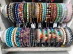 Echte natuurstenen armbandjes 6 mm Juliez handmade, Ophalen of Verzenden, Nieuw, Overige kleuren, Overige materialen