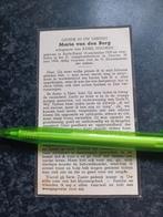 Bidprentje Aarle Rixtel Deurne Maria vd Berg 1930 1964, Ophalen, Bidprentje