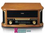 Retro platenspeler, AM/FM Radio, USB, BT, CD, Cassette, Hout, Lenco, Nieuw, Info@marbeco.nl, Radio