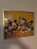 Minnie & Mickey Mouse Schilderij, Ophalen of Verzenden, Zo goed als nieuw, Schilderij, Minder dan 50 cm