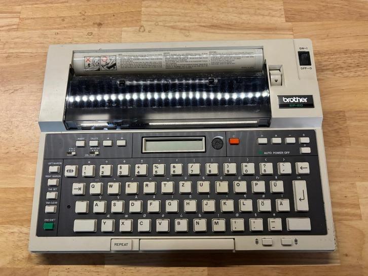 Brother Typemachine met thermisch papier, Diversen, Typemachines, Gebruikt, Ophalen of Verzenden