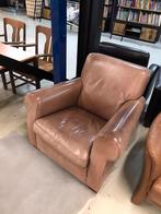 Antieke leren fauteuil zeer gaaf, X, Ophalen of Verzenden, Zo goed als nieuw, X