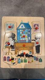 Houten puzzel knoppenpuzzel, Fiep Westendorp, Jip en Janneke, Ophalen, Gebruikt