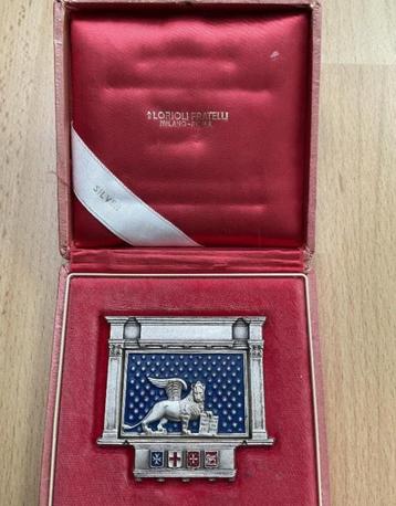 Zilveren Italiaanse Penning/medaille 103 gram beschikbaar voor biedingen