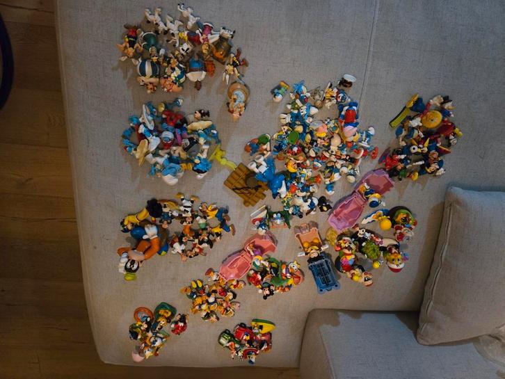 Grote verzameling originele stripfiguren, Verzamelen, Stripfiguren, Gebruikt, Beeldje of Figuurtje, Asterix en Obelix, Ophalen of Verzenden