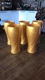 Gouden Coca Cola glazen limited Edition MacDonalds 2018, Verzamelen, Ophalen of Verzenden