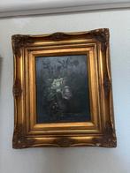 Bloemenstilleven in gouden lijst, Antiek en Kunst, Ophalen of Verzenden