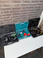 3 x accuboormachine makita hitachi panasonic boormachine, Doe-het-zelf en Verbouw, Gereedschap | Boormachines, Ophalen of Verzenden